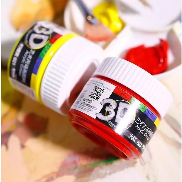 Màu Vẽ Acrylic 3D 100ml - Chính Hãng - Chất Lượng Tốt