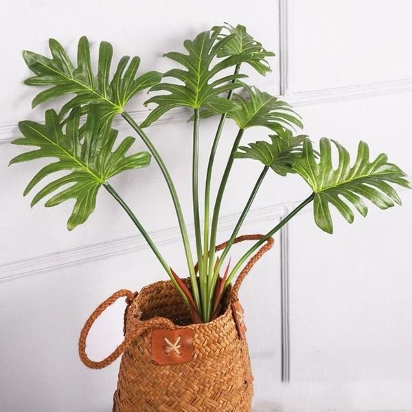Cành giả - Cụm lá chân vịt 7 nhánh cao cấp - Decor Trang trí nhà cửa