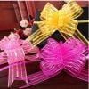 (10 chiếc) NƠ RÚT VIỀN VOAN . 50mm . Nơ Rút Trang Trí Giỏ Quà - Nơ Rút TRang Trí Xe Cưới. nhiều màu sắc