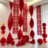 Dải giấy xếp gợn sóng - Trang trí tiệc cưới, Decor trang trí Tết - Dài 3,5m