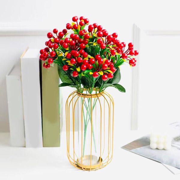 Cụm điểm - Cụm cherry 7 nhánh cao cấp - Decor Trang trí nhà cửa cực đẹp