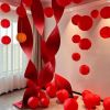 Dải giấy xếp gợn sóng - Trang trí tiệc cưới, Decor trang trí Tết - Dài 3,5m