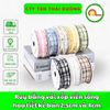 Ruy băng vải xốp - viền sóng- hoạ tiết kẻ - duy băng vải xốp - viền bèo- bản 2,5cm và 4cm