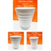 (Loại dày) Chậu trồng cây - Chậu trồng cây tròn - Chậu trồng cây nhựa - Chậu trồng hoa - Trang trí nhà cửa