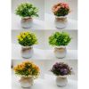 Chậu hoa giả - Chậu hoa cúc nhí để bàn - Chậu hoa nhựa trang trí - Decor trang trí nhà cửa