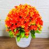 Chậu hoa giả - Chậu hoa tú cầu tròn để bàn - Decor trang trí cực đẹp