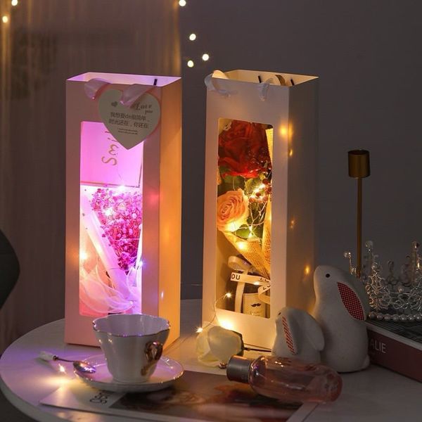 Túi giấy đựng quà mặt mika trong suốt - ,túi giấy đựng hoa mặt mica trong suốt    hàng đẹp 13*34cm*8.5cm