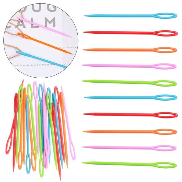 Combo 3 chiếc kim khâu len nhiều màu sắc dùng đan thú bông, đan túi handmade