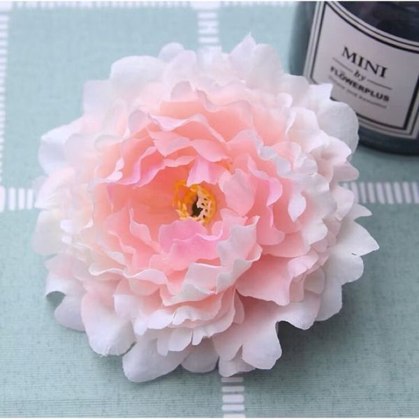 HOA GIẢ , Đầu bông hoa Mẫu Đơn kép - Đầu bông Mẫu Đơn lụa , trang trí giỏ quà, tháp oản - Decor loại đẹp