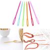 Combo 3 chiếc kim khâu len nhiều màu sắc dùng đan thú bông, đan túi handmade