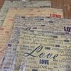 Giấy Gói Hoa -Giấy Gói Quà Vintage . SIZE LỚN.  Họa Tiết Tờ Báo Cũ Cổ Điển 50x70cm