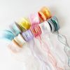 Ruy Băng Voan Viền Sóng , Màu Galaxy óng ánh , Loại Đẹp - Bản 4cm x 9m