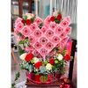Vỏ hộp bánh , in hình rồng phượng - vỏ hộp bánh , đựng bánh phu thê - Decor tráp cưới hỏi