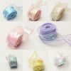 Ruy Băng Voan Viền Sóng , Màu Galaxy óng ánh , Loại Đẹp - Bản 4cm x 9m