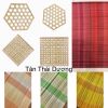 Vỉ tre, mành tre, phên tre, tấm đan tre - Decor trang trí Tết