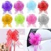 (10 chiếc) NƠ RÚT VIỀN VOAN . 50mm . Nơ Rút Trang Trí Giỏ Quà - Nơ Rút TRang Trí Xe Cưới. nhiều màu sắc