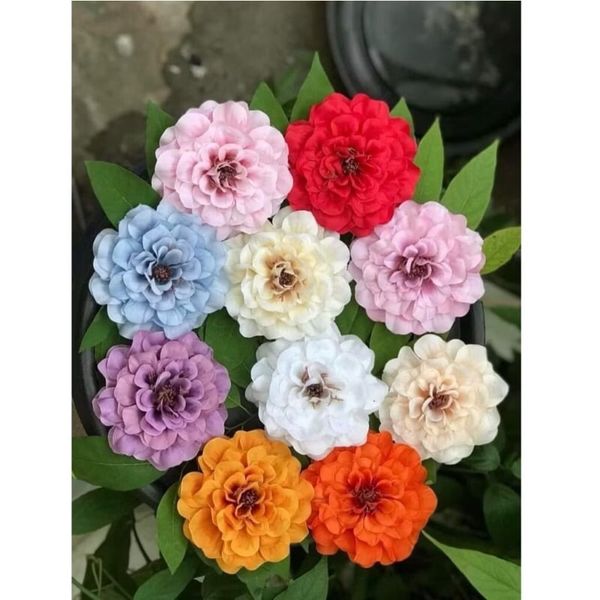 Đầu bông hoa cúc mẫu đơn - Làm oản tài lộc trang trí Tết - Decor Loại Đẹp