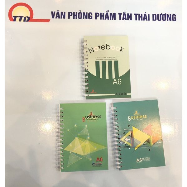 Sổ tay lò xo , nhiều kích cỡ , a5 , a4 , a6 , a7