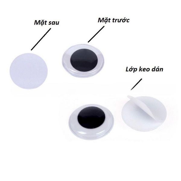 Mắt thú nhựa, mắt giả dùng làm mắt con vật, thú nhồi bông, làm đồ thủ công cực đẹp