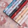 Giấy gói hoa - Tập 15 tờ giấy gói hoa họa tiết  Gấm Hoa cao cấp - Khổ 52x59cm