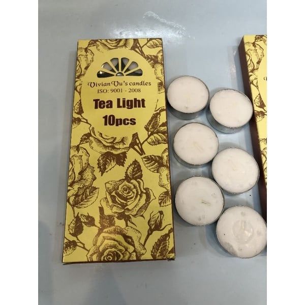 HỘP 10 NẾN SÁP THƠM, HÀNG NHẬP KHẨU CAO CẤP