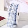 Ruy băng vải xốp - viền sóng- hoạ tiết kẻ - duy băng vải xốp - viền bèo- bản 2,5cm và 4cm