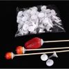 Túi 100 miếng đế nhựa cắm trái cây - Giá đỡ trái cây, bánh kẹo - Decor Trang trí bó hoa, giỏ quà