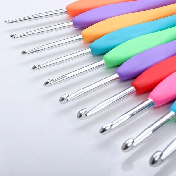 Kim móc len - Kim móc tay cầm mềm chống trơn trượt - dụng cụ đan len
