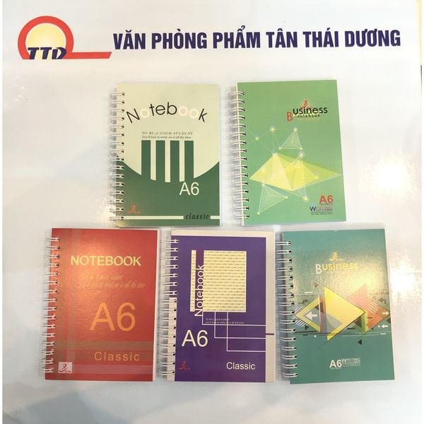 Sổ tay lò xo , nhiều kích cỡ , a5 , a4 , a6 , a7