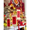 Mành Tre Viết Chữ Thư Pháp Trang Trí Tết,Treo Đào Mai,Decor Nhà Cửa