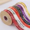 (Cuộn 45m) Ruy băng lụa in chữ just for you bản 2,5cm*45m