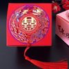 Vỏ hộp bánh , in hình rồng phượng - vỏ hộp bánh , đựng bánh phu thê - Decor tráp cưới hỏi
