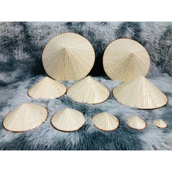 Nón lá Việt Nam - Nón lá trang trí làm decor, trang trí tết siêu đẹp - Đủ Size a07
