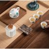 Mành tăm trắng - decor phông nền chụp ảnh, trang trí tiểu cảnh treo tường cực đẹp