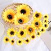 HOA SÁP , 50 đầu bông HOA HƯỚNG DƯƠNG - Đầu bông hoa sáp thơm - Làm bó hoa siêu xinh