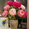 Hoa giả - Cành hoa cúc mẫu đơn cao cấp - Decor trang trí cực đẹp
