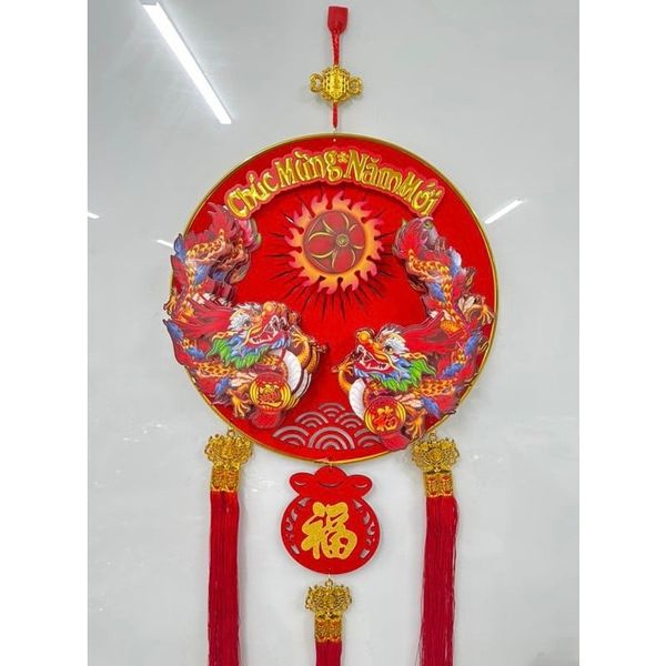 Dải Treo Rồng 3D Chiêu Tài Hút Lộc Decor Trang Trí Tết
