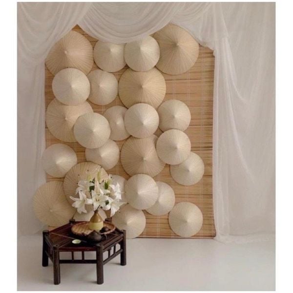 Nón lá Việt Nam - Nón lá trang trí làm decor, trang trí tết siêu đẹp - Đủ Size a07