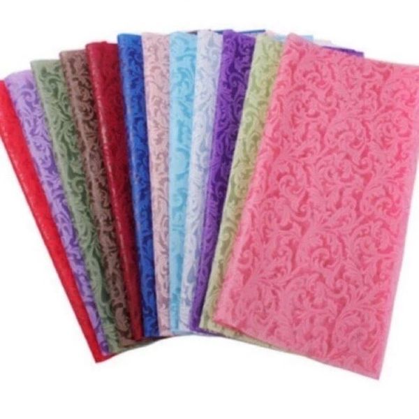 Giấy gói hoa - Tập 20 tờ giấy mếch hoa văn gói hoa - Decor Trang trí oản
