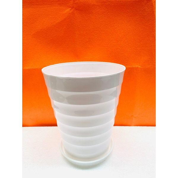 (Loại dày) Chậu trồng cây - Chậu trồng cây tròn - Chậu trồng cây nhựa - Chậu trồng hoa - Trang trí nhà cửa