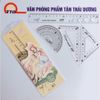 Bộ eke thước kẻ, đo độ, đo góc siêu kute