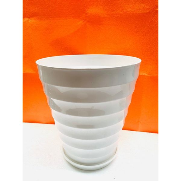 (Loại dày) Chậu trồng cây - Chậu trồng cây tròn - Chậu trồng cây nhựa - Chậu trồng hoa - Trang trí nhà cửa