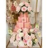 Hộp đựng bánh cốm, Vỏ Hộp bánh phu thê - in chữ Wedding - Mặt trước in nhũ cực đẹp