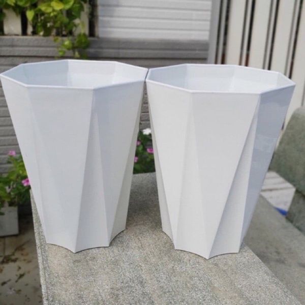 (Loại Dày) Chậu trồng cây - Chậu nhựa trồng cây kim cương - Chậu trồng hoa, cây cảnh - Trang trí nhà cửa