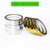 Cuộn decal vàng, bạc - Cuộn chỉ dán viền gạch, dán tường, Trang trí nội thất - Khổ 1cm x 50met