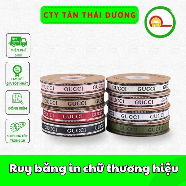Ruy băng in chữ loại đep - khổ 2cm*40met