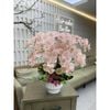 HOA GIẢ , Cành hoa lan hồ điệp giả , bằng cao su ,1 nhánh có 5 bông cánh xoăn - Decor Trang trí nhà cửa cực sang trọng