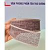 RUY BĂNG VẢI THÔ - CÓ VIỀN - CỦA HÀN QUỐC - RỘNG 3CM. - DUY BĂNG.