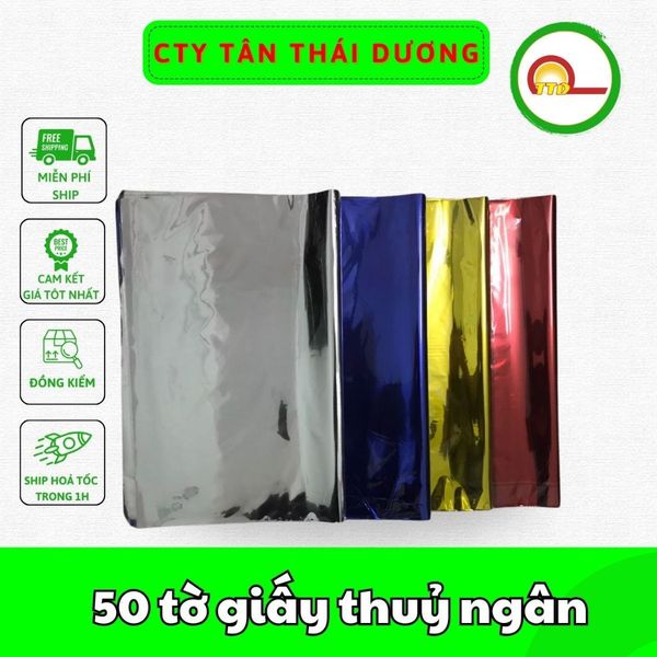 50 tờ giấy thuỷ ngân Làm Oản Làm Đồ Trang Trí Phụ Kiện