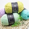 Len milk cotton 50g - len đan móc khăn,túi, len sợi cotton nhiều màu sắc a08